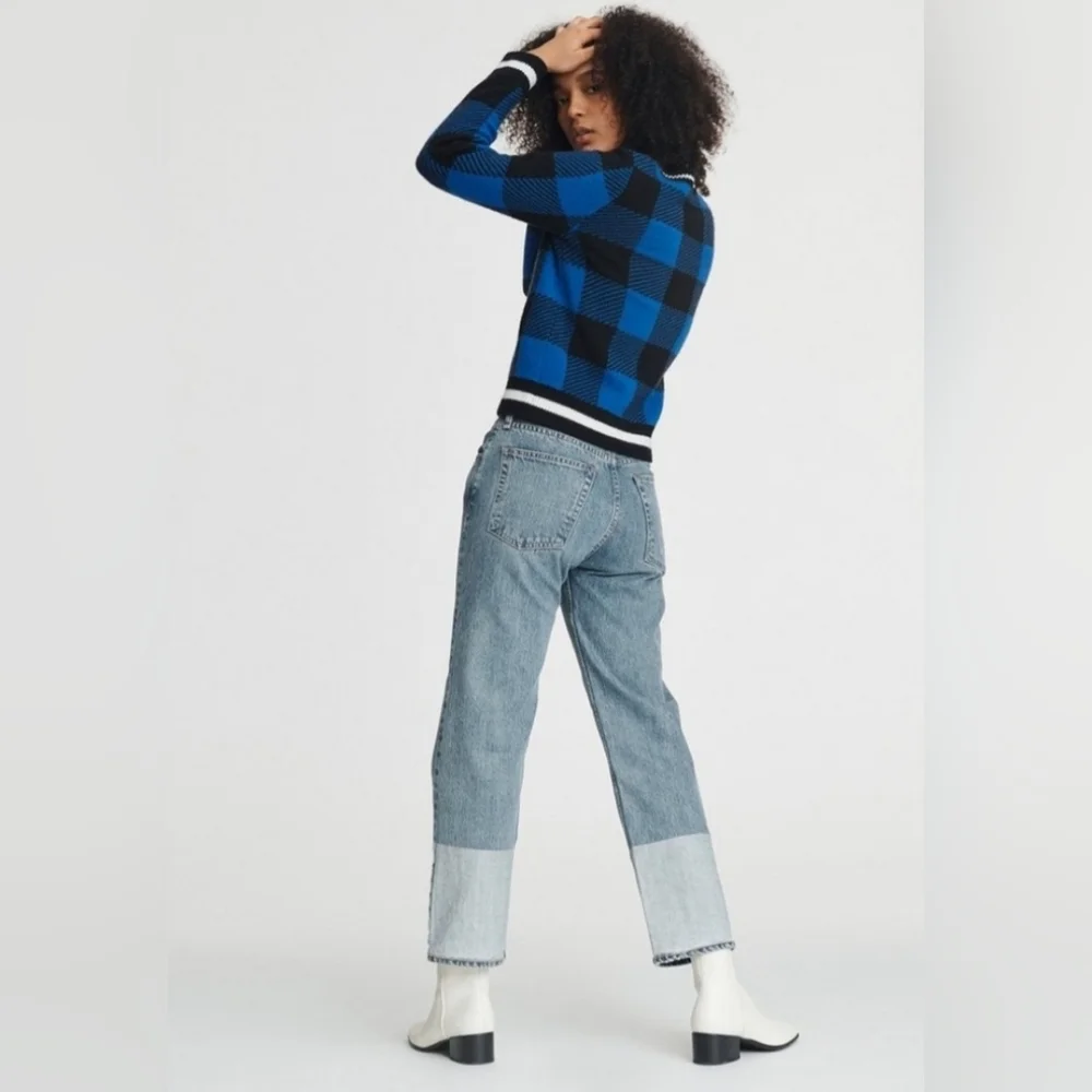 Rag & Bone GABBY V-NECK Sweater 100% Extra Fine Wool. - Picture 3 of 12